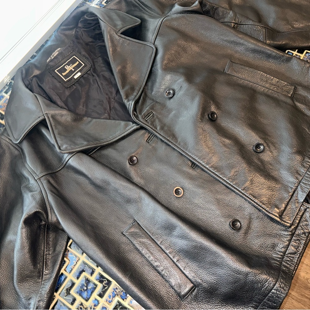 Brandon Thomas Classic Black Leather Jacket
